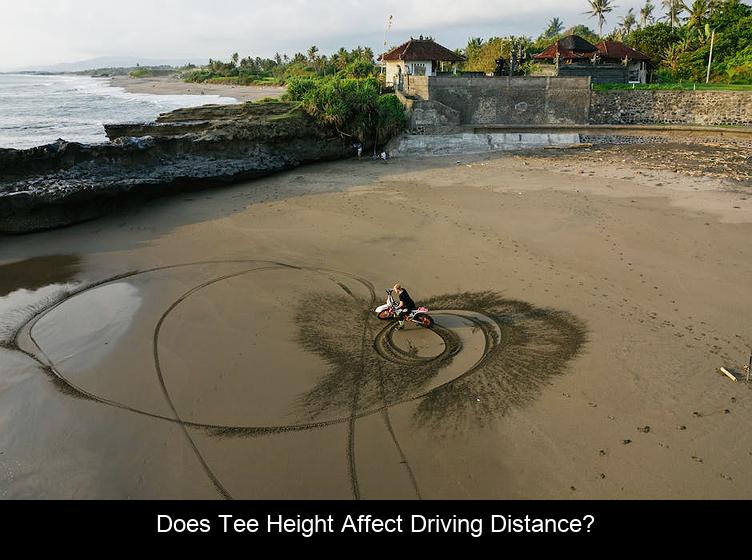 Does tee height affect driving distance?