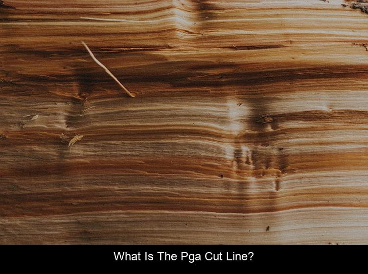 What is the PGA cut line?