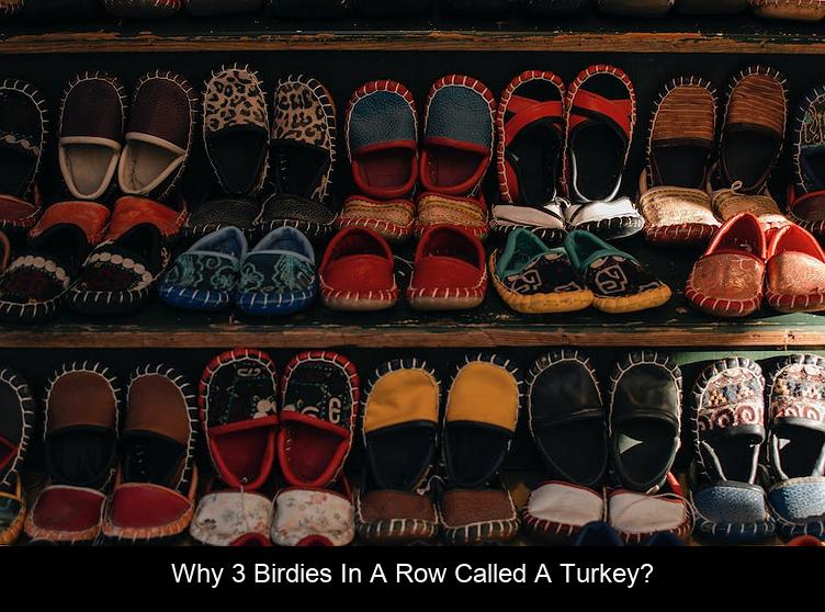 Why 3 birdies in a row called a turkey?